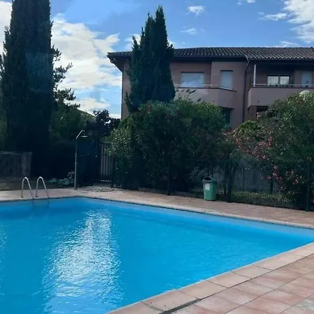 Les Capitouls - Avec Entree Autonome, Clim Neuve, Jardin, Parking Prive & Sa Piscine ! - 圖盧茲